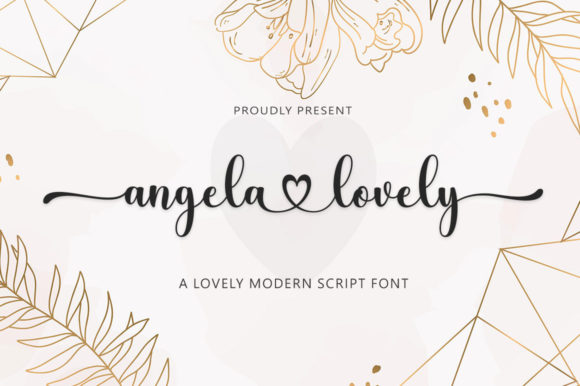 Angela Lovely: A Delicate Handwritten Font for Branding