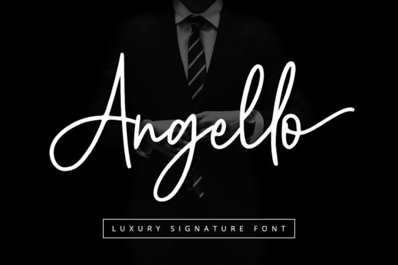Angello: A Graceful Script Font for Craft and Design