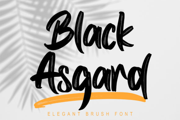 Black Asgard: The Perfect Handwritten Font for Your Brand