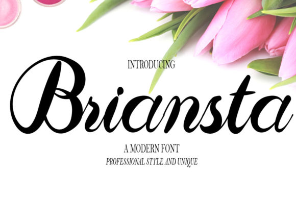 Briansta: A Romantic and Sweet Handwritten Font for Crafters