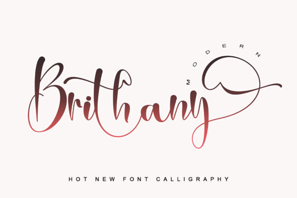 Brithany: Elevate Your Web Design with This Elegant Font