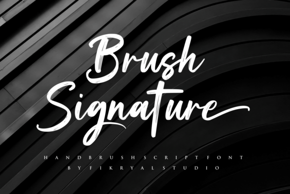 Brush Signature: Elevate Your Brand with a Delicate Script Font