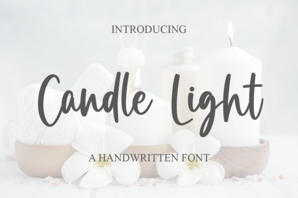 Candle Light: A Charming Script Font for Editorial Design