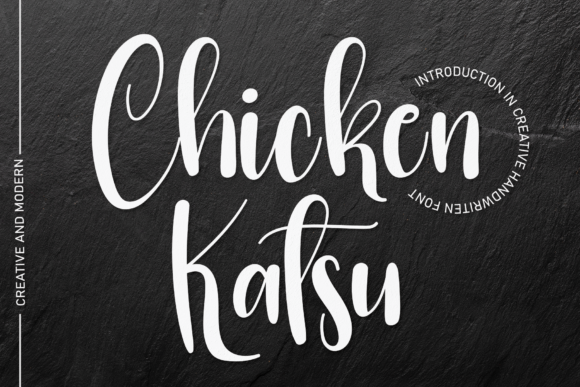 Chicken Katsu: A Handwritten Font for Creative Web Design