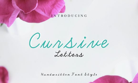 Cursive Letters: A Handwritten Font for Creative Web Design