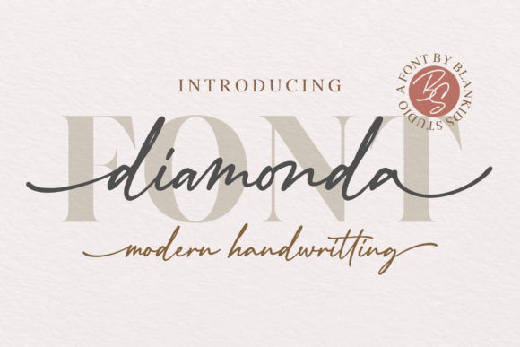 Diamonda: A Charming Handwritten Font for Web Design