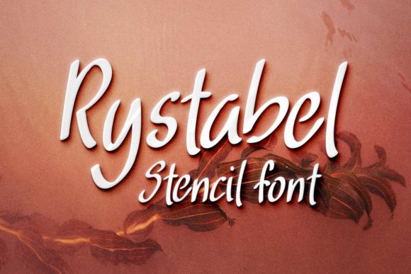Discover Rystabel: A Handwritten Stencil Font for Editorial Charm