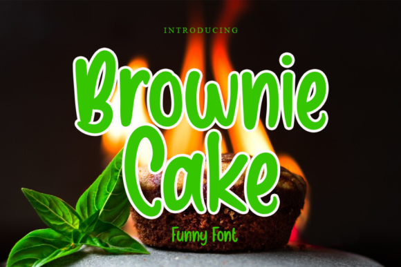 Discover the Charm of Brownie Cake: A Perfect Handwritten Font
