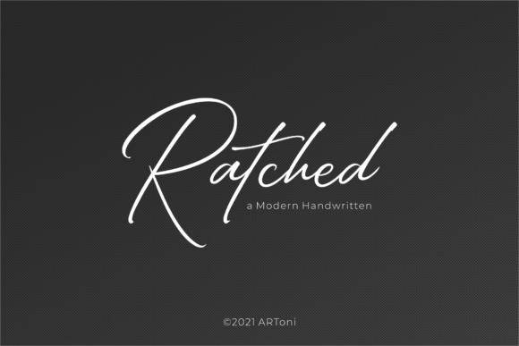 Discover the Elegance of Ratched: A Handwritten Font for Makers