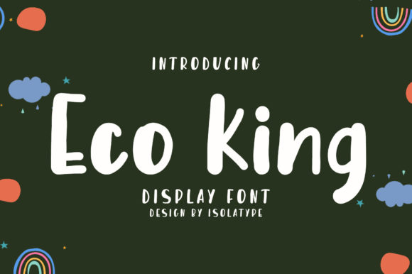 Eco King: A Charming Handwritten Font for Creative Branding