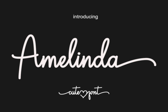 Elevate Your Editorial Design with Amelinda Script Font