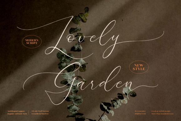 Enhance Your Brand with Lovely Garden Font