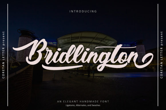 Explore Bridlington: A Stylish Cursive Font for Bold Branding