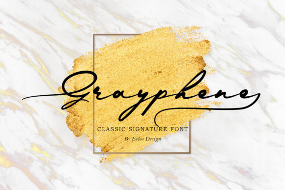 Grayphene: A Romantic Script Font for Elegant Web Design