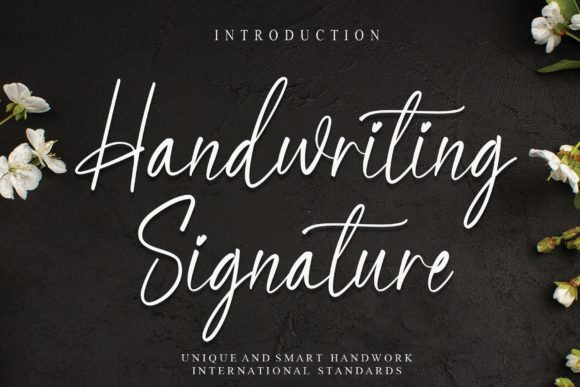 Handwriting Signature: A Charming Font for Editorial Design