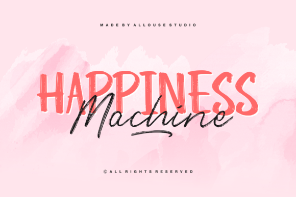 Happiness Machine Duo: A Versatile Font for Creative Branding