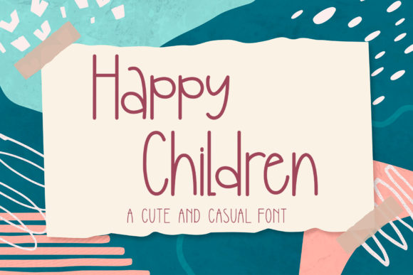 Happy Children: A Charming Handwritten Font for Engaging Campaigns