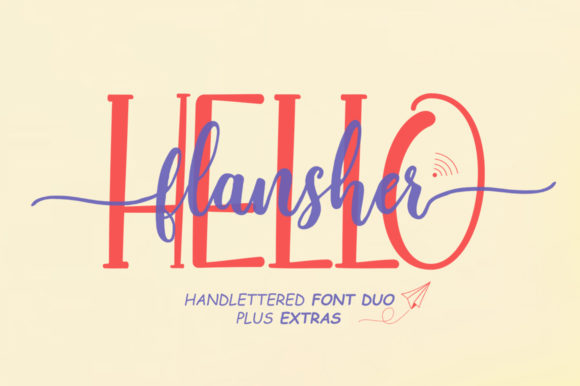 Hello Flansher: A Handwritten Font for Charming Branding