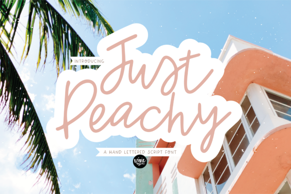 Just Peachy: A Sweet and Playful Script Font