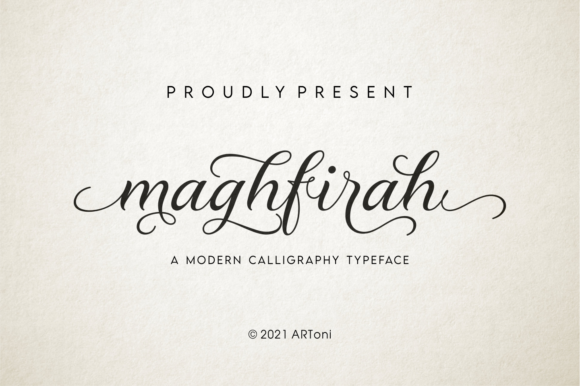 Maghfirah: A Handwritten Font for Elegant Web Design