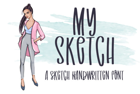 My Sketch: A Charming Handwritten Font for Crafters