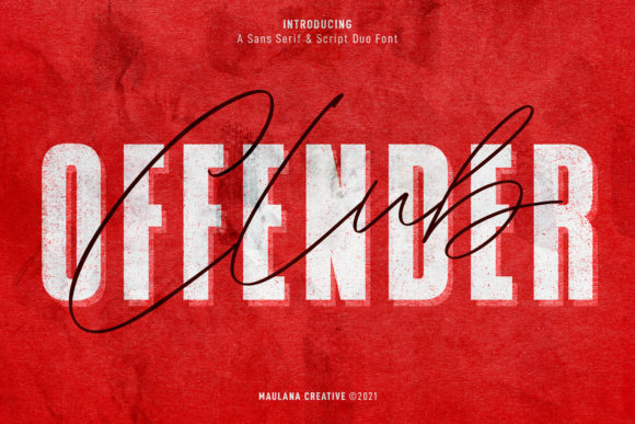 Offenders Club Duo: A Versatile Font for Web Design