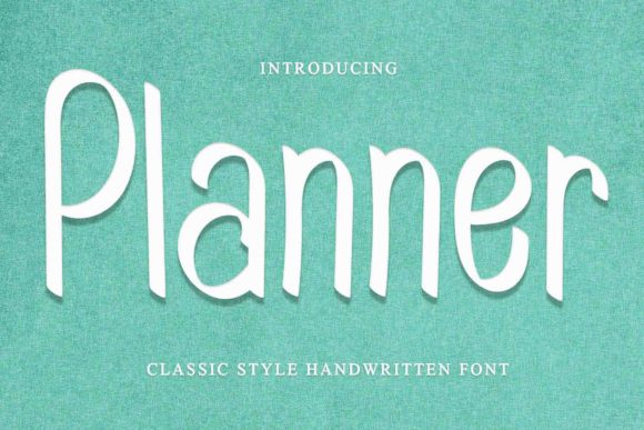 Planner: A Versatile Script Font for Creative Branding