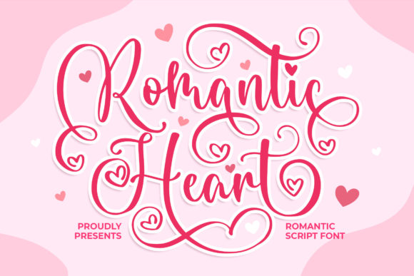 Romantic Heart: A Handwritten Font for Editorial Charm