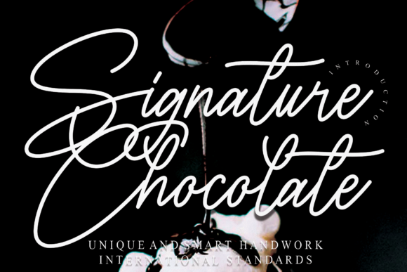 Signature Chocolate: A Font for Elegant Branding