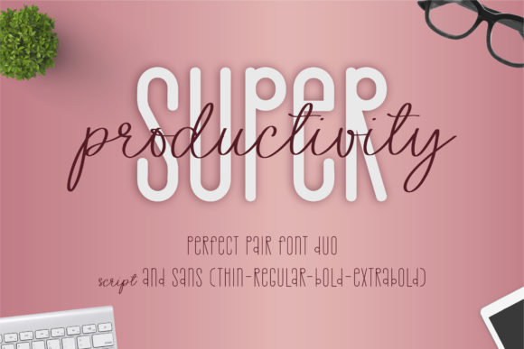 Super Productivity: A Font for Creative Makers