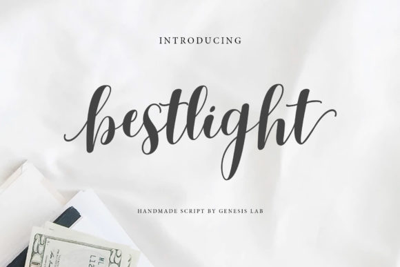 Transform Your Brand with Bestlight: A Stylish Handwritten Font