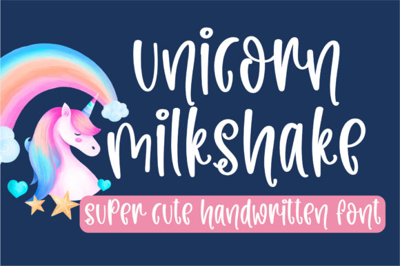 Transform Your Brand with Unicorn Milkshake Font