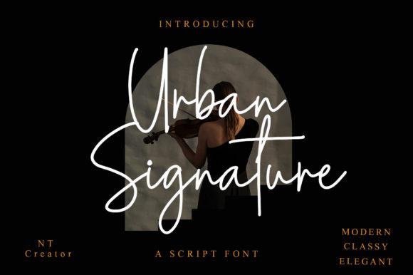 Urban Signature: A Versatile Script Font for Editorial Design
